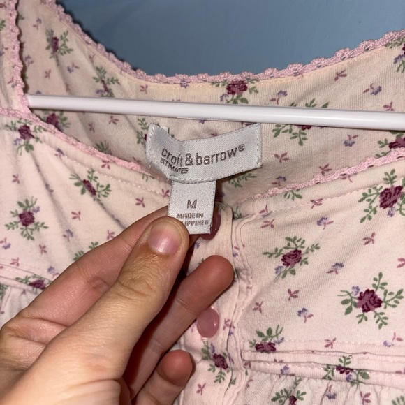 Croft & Barrow Pink Floral Nightgown - Picture 2 of 6